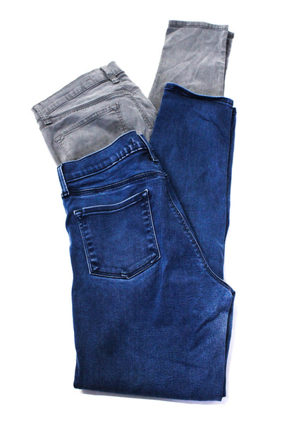 J Brand Womens Mid-Rise Skinny Leg Denim Jeans Pants Blue Gray Size 30 Lot 2