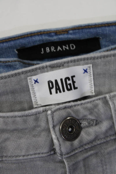 J Brand Paige Womens Maria Hoxton Crop Jeans Blue Gray Size 26 Lot 2