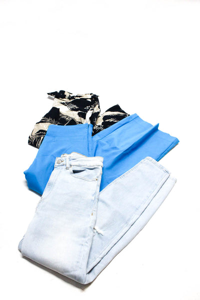 Zara Trafaluc MNG Womens Light Wash Distressed Skinny Jeans Blue Size 8 L, Lot 3