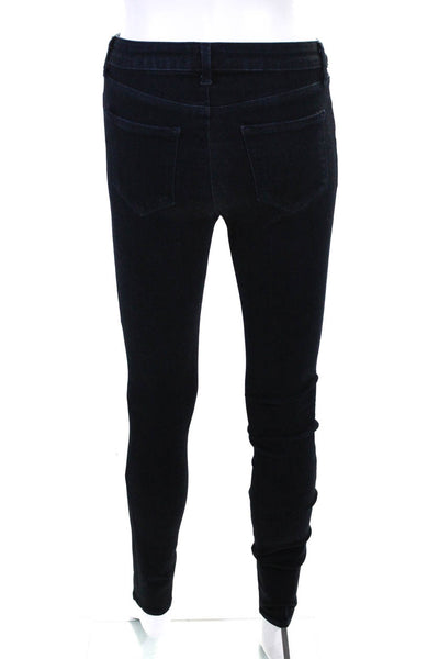 L'Agence Women's Marguerite High Rise Skinny Jeans Dark Blue Size 24