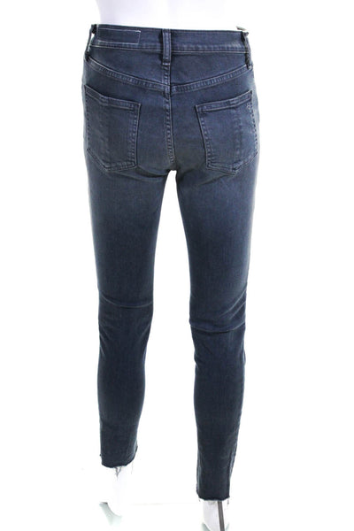 Rag & Bone Womens Nina High Rise Distressed Skinny Jeans Pants Blue Size 25