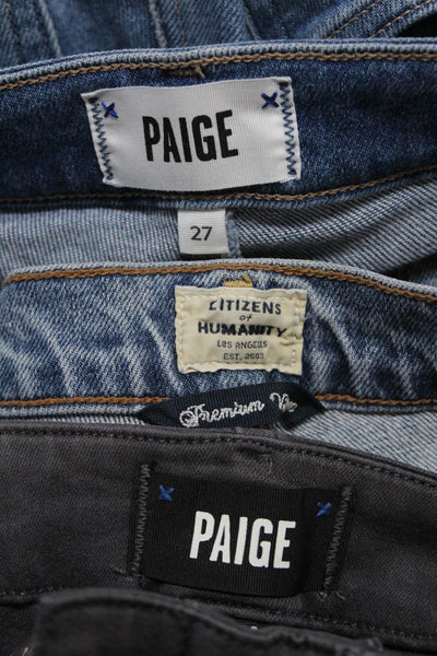 Paige Black Label Citizens Of Humanity Womens Pants Jeans Size 26 25 27 Lot 3