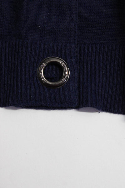 Jones New York Calvin Klein Womens Knit Sweater Boleros Black Blue Size M Lot 2