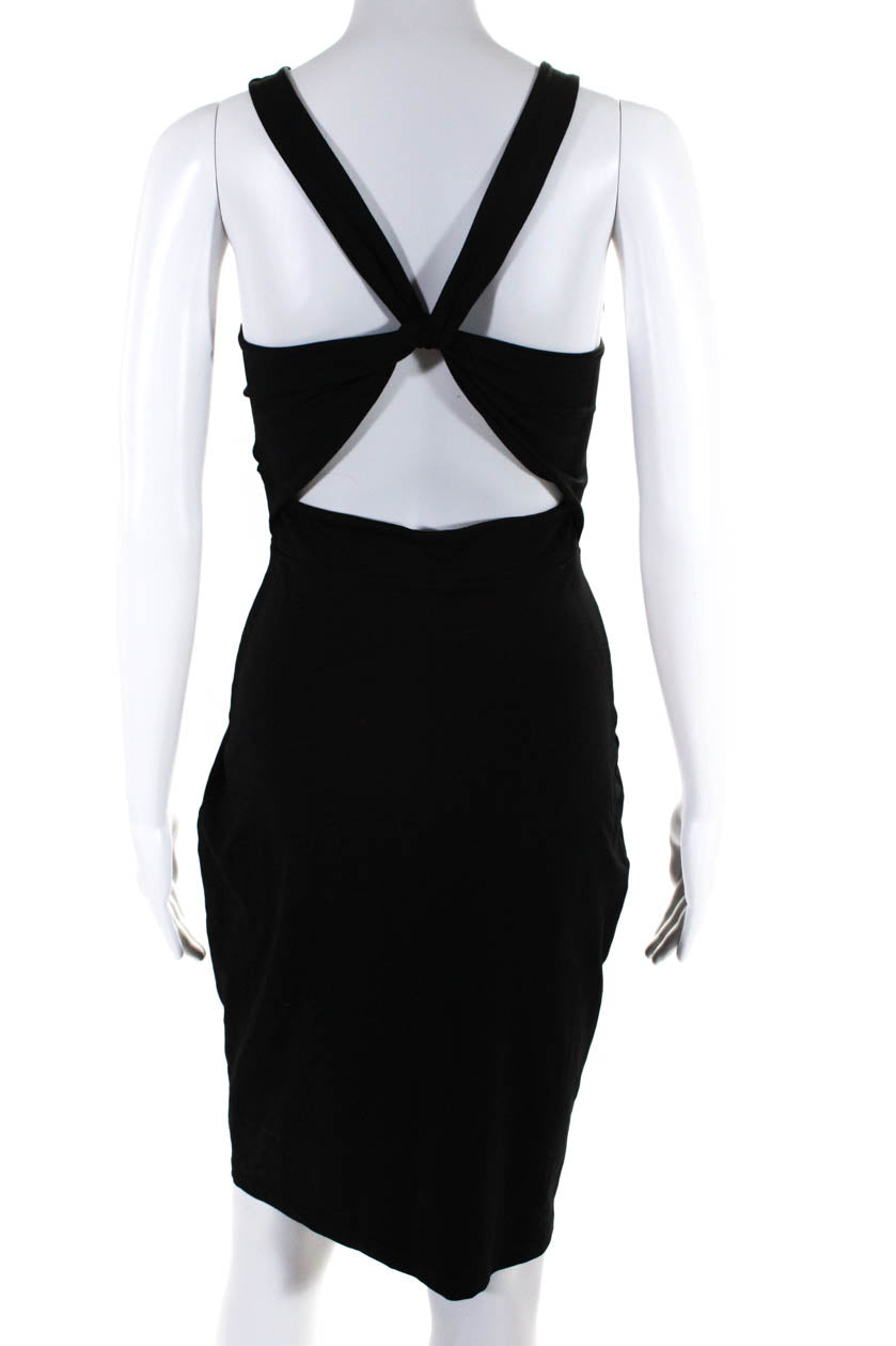 Susana Monaco Thin Strap Mini Dress in Black