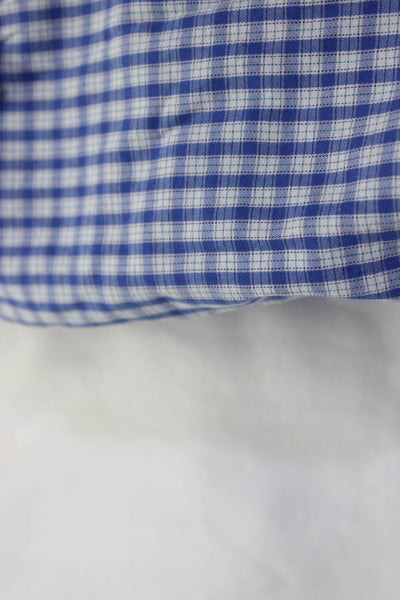 Calvin Klein Men's Collar Long Sleeves Button Down Shirt Plaid Size L Lot 2