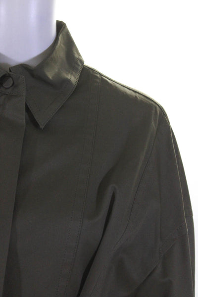 Adeam Womens Workwear Jacket Olive Size 8