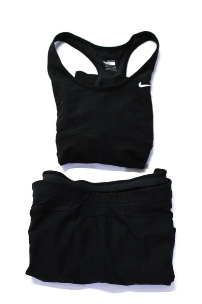 Nike Womens Skorts Black Scoop Neck Sleeveless Active Top Size M lot 2