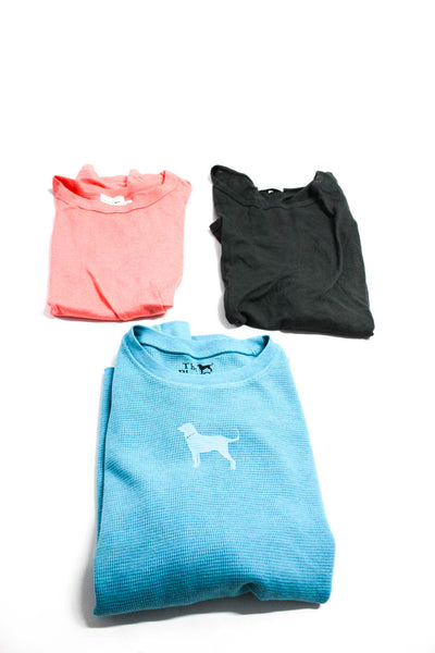 The Black Dog James Perse Michael Stars Womens Basic Top Blue Size S 3 OS, Lot 3