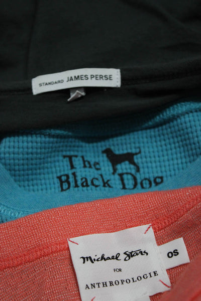 The Black Dog James Perse Michael Stars Womens Basic Top Blue Size S 3 OS, Lot 3