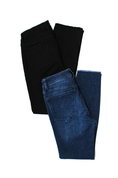 DL1961 Women's Slim Frayed Hem Dark Wash Jeans Blue Size 26 24, Lot 2