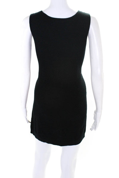 Club Monaco Women's Textured Sleeveless Bodycon Dress Black Size XS