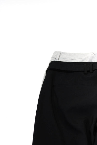 Vince Women's Low Rise Belted Straight Leg Dress Pants Black Size 0 Lot 2