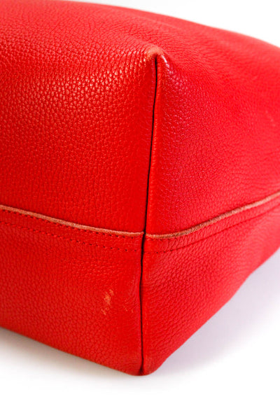 Bottega Veneta Pebbled Leather Cervo Suede Lined Double Strap Large Tote Handbag