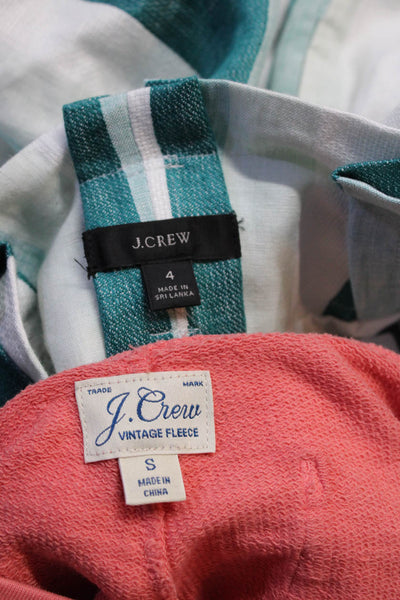 J Crew Womens Sweatpants Striped Trousers Pink Blue Size Small 4 Lot 2