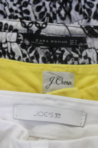 J Crew Joes Zara Woman Womens Shorts Jeans Skirt Yellow Size 4 28 Medium Lot 3