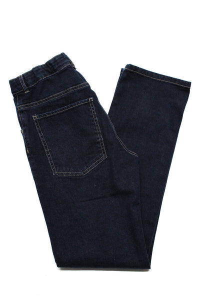Stella McCartney Kids Girl's Dark Wash Straight Leg Jeans Blue Size 12yrs