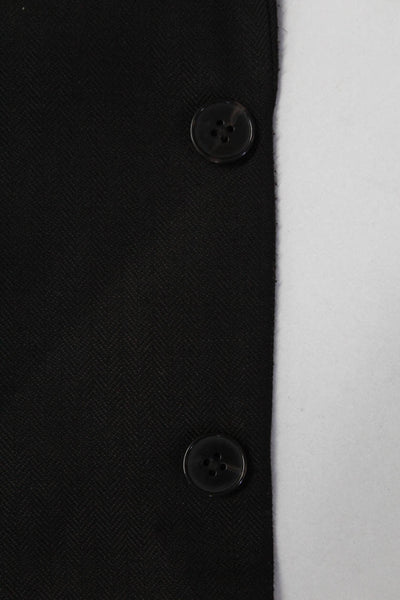 Calvin Klein Mens Two Button Blazer Jacket Black Size 42 Short