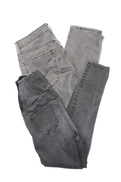 Levi's Madewell Women's Straight Leg Mid Rise Jeans Gray Size 26 30, Lot 2