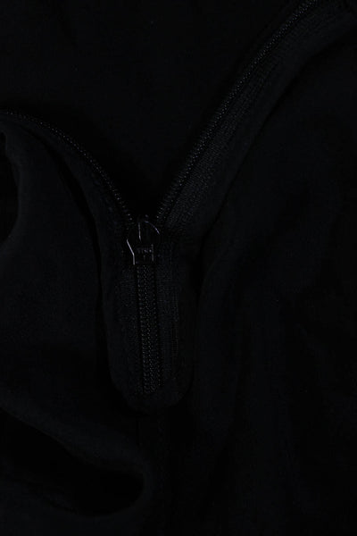 Roberto Cavalli Women's V-Neck Short Sleeves Midi Dress Black Size 42