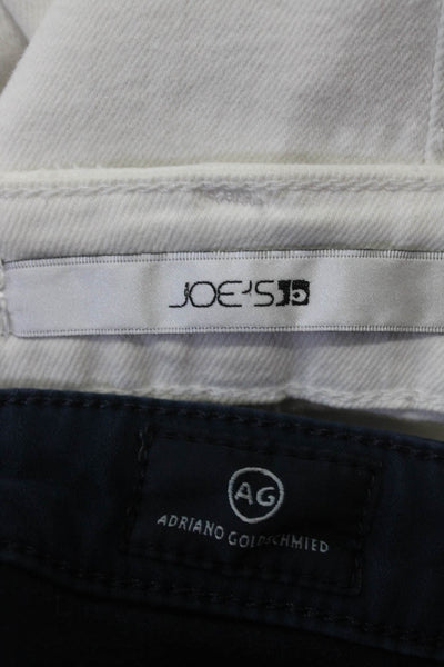 Joes AG Adriano Goldschmied Womens White Ripped Skinny Leg Jeans Size 29 lot 2