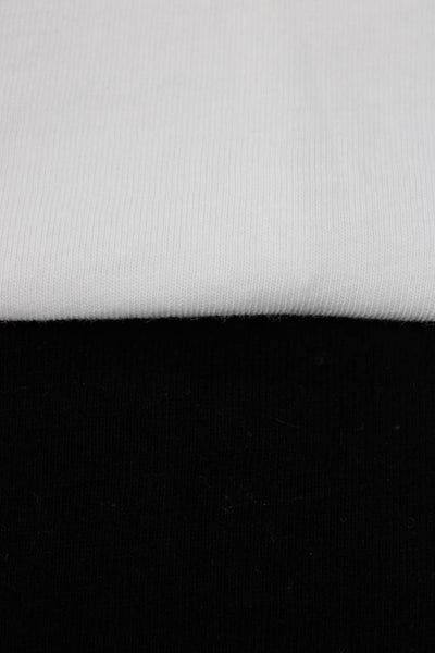 AYR Barry's Womens Short Sleeved Basic Tee Shirts White Black Size XS Lot 2