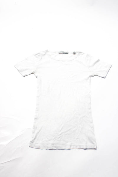 Vince Three Dots Womens T-Shirt Top White Size XS Lot 2