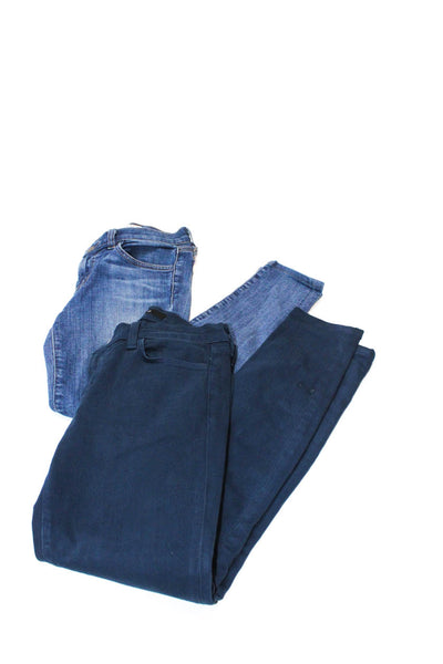 J Brand Womens Mid Rise Denim Skinny Jeans Pants Blue Size 25 26 Lot 2