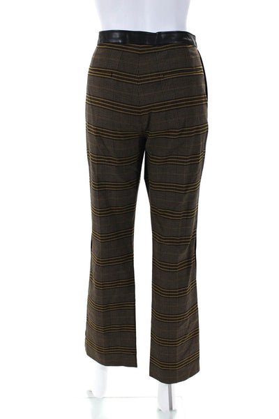 Adeam Womens Cropped Cigarette Pant Tumeric Size 10