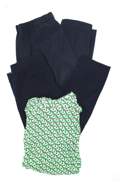 Zara Women's Elastic Waist Pleated Maxi Skirt Multicolor Size M Lot 3
