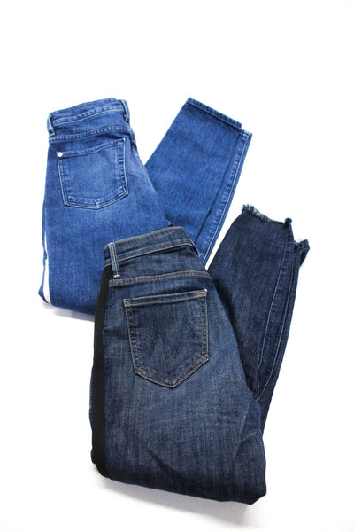 7 For All Mankind Womens High Waist Five Pockets Skinny Denim Pant Size 26 Lot 2