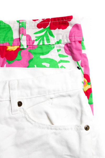 Polo Ralph Lauren Women's Midrise Five Pockets Cutoff Short White Size 27 Lot 2