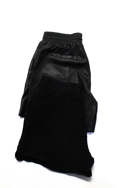 Donni Women's Elastic Waist Casual Short Black Size M Lot 2