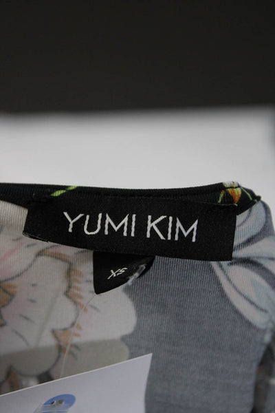 Yumi Kim Women's Short Sleeve Floral Print Shift Dress Multicolor Size XS