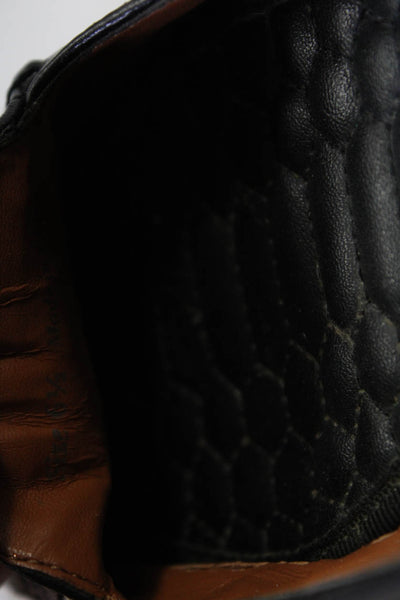 Dolce Vita Womens Herringbone Pony Hair Leather Point Toe Flats Black Size 6.5