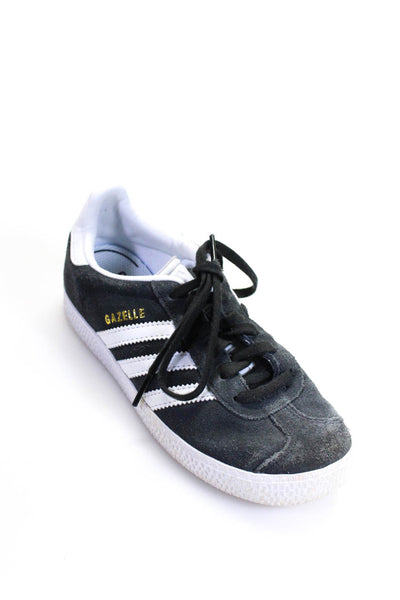 Adidas Boys Suede Low Top Lace Up Gazelle Fashion Sneakers Shoes Gray Size 1