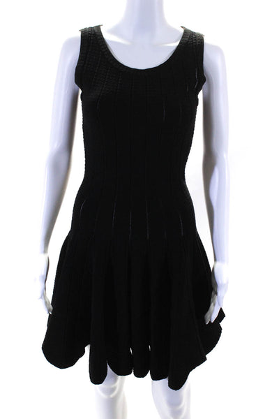 Jonathan Simkhai Womens Sleeveless A Line Dress Black Size Extra Small