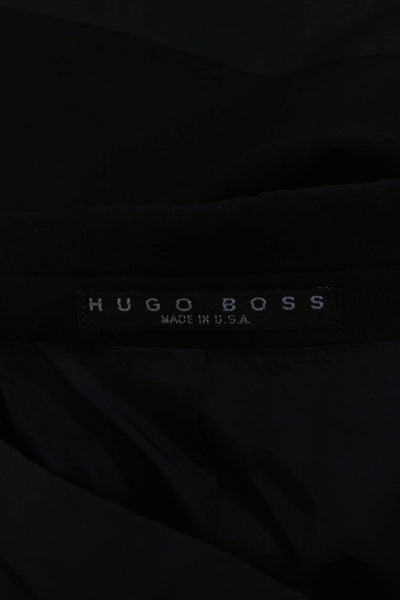 Boss Hugo Boss Mens Einstein Blazer Jacket Black Wool Size 42 Regular