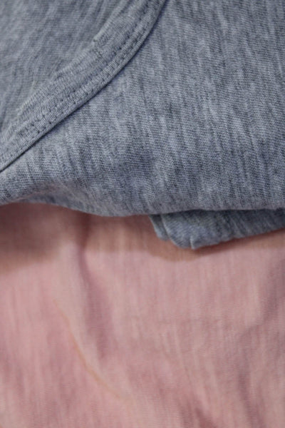 PJ Salvage Womens Pajama Tank Tops Pink Gray Size Medium Lot 2