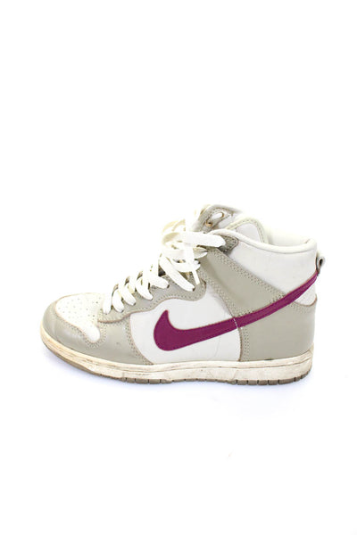 Nike Dunk Women's High Top Lace Up Sneakers Gray Purple Size 6.5