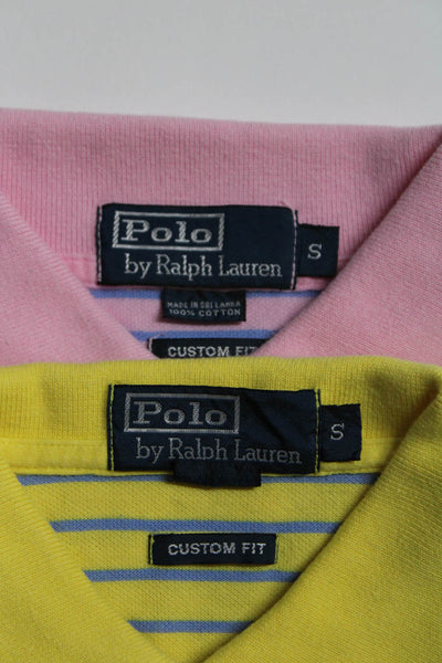 Polo Ralph Lauren Men's Collar Short Sleeves Striped Polo Shirt Size S Lot 2