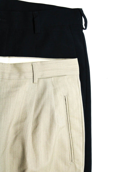 Davide Cenci Men's Pleated Front Cuff Hem Dress Pant Beige Size 48 Lot 2