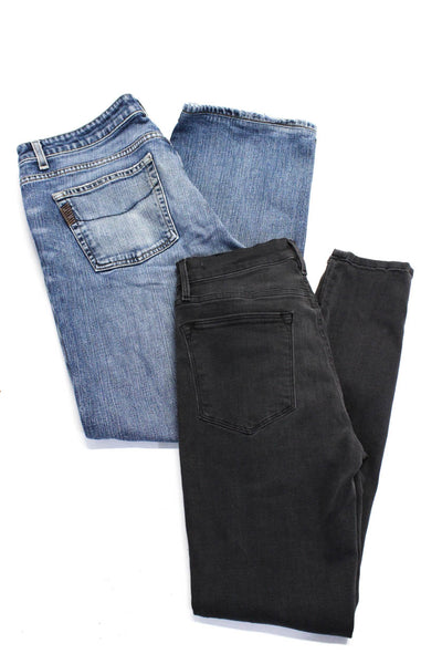 PPD Frame Denim Womens Mid Rise Straight Leg Jeans Blue Gray Size 26 34 Lot 2