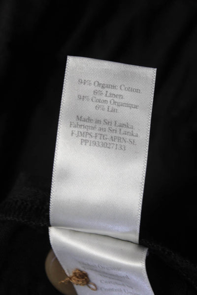 Everlane Womens The Fatigue Apron Jumpsuit  Black Size 16