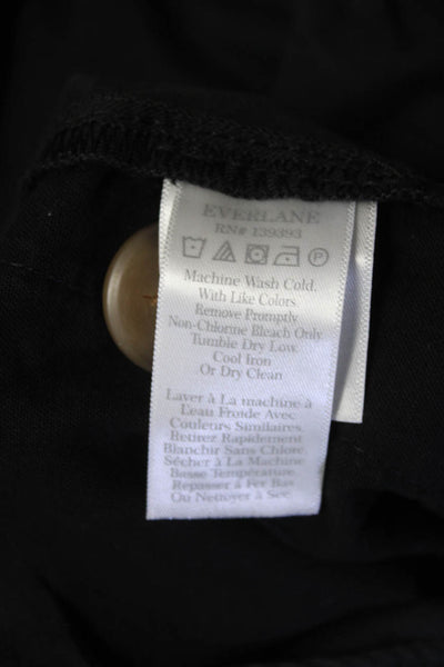 Everlane Womens The Fatigue Apron Jumpsuit  Black Size 16