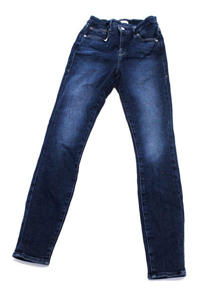 Good American Joes Jeans Womens Skinny Jeans Blue Denim Size 27 28 Lot 2