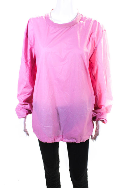 Our Legacy Womens Our Legacy Drawstring Waist Windbreaker Top Pink Size 48