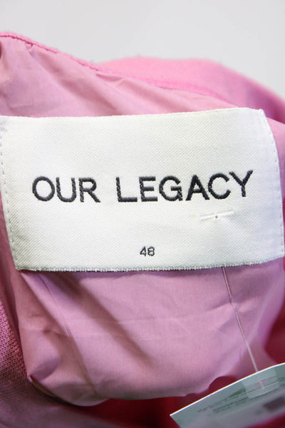 Our Legacy Womens Our Legacy Drawstring Waist Windbreaker Top Pink Size 48