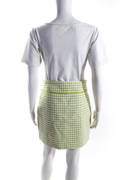 Brooks Brothers Women's Zip Closure Lined A-Line Midi Skirt Plaid Size 4 Lot 2