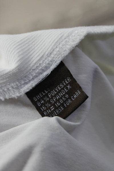 J. Mclaughlin Women's Collar Long Sleeves Button Down Shirt White Size S