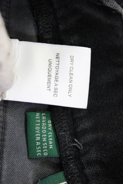 Lauren Jeans Company Joie Womens Cotton Velveteen Jeans Gray Size 2P XS Lot 2